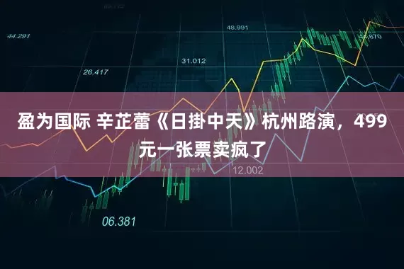 盈为国际 辛芷蕾《日掛中天》杭州路演，499元一张票卖疯了